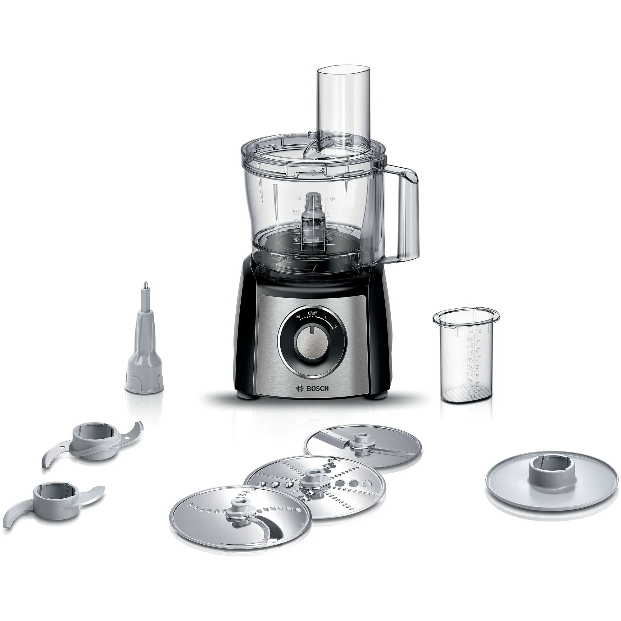 Foodprocessor, 800 W, vendbar skæreskive, Foodprocessorer hos HomeNordic