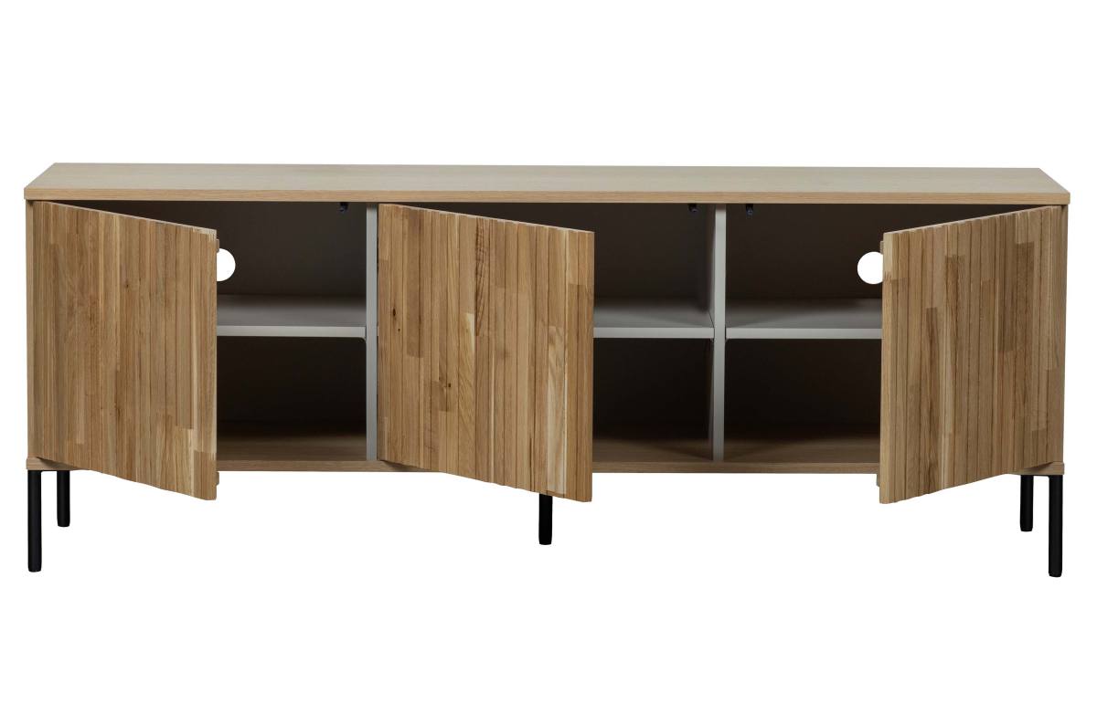 WOOOD EXCLUSIVE New Gravure TV-bord, m. 3 push to open låger, produktbillede 3 af 7, TV-borde hos HomeNordic