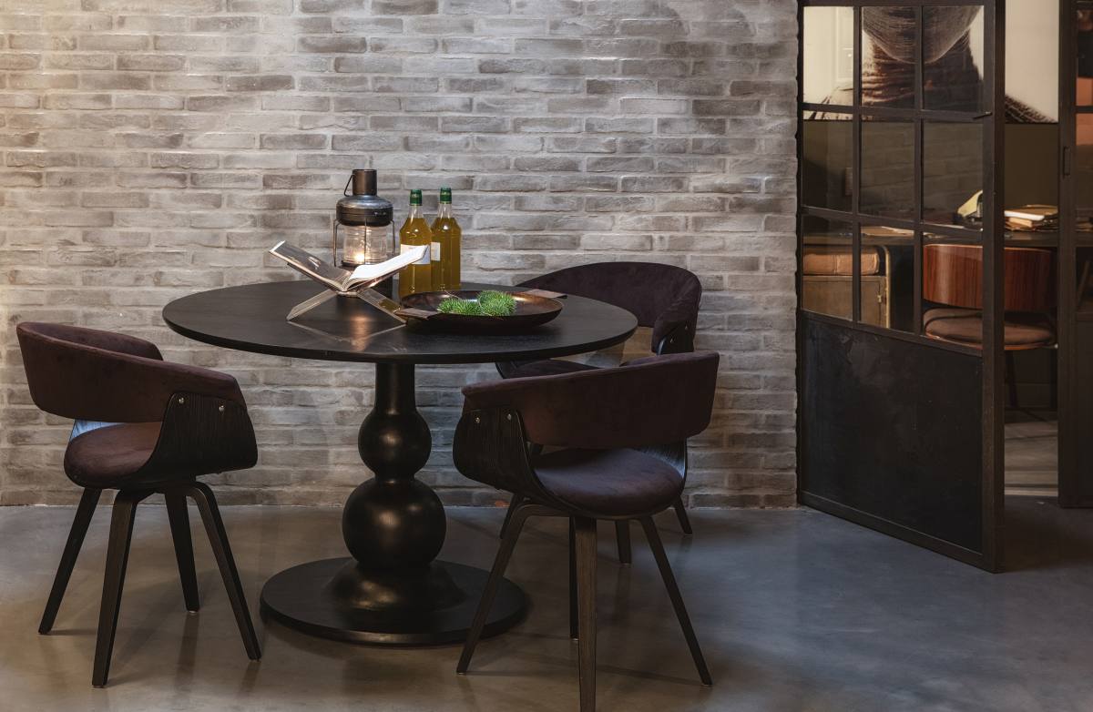 WOOOD Blanco spisebord, rund, produktbillede 4 af 5, Spiseborde hos HomeNordic