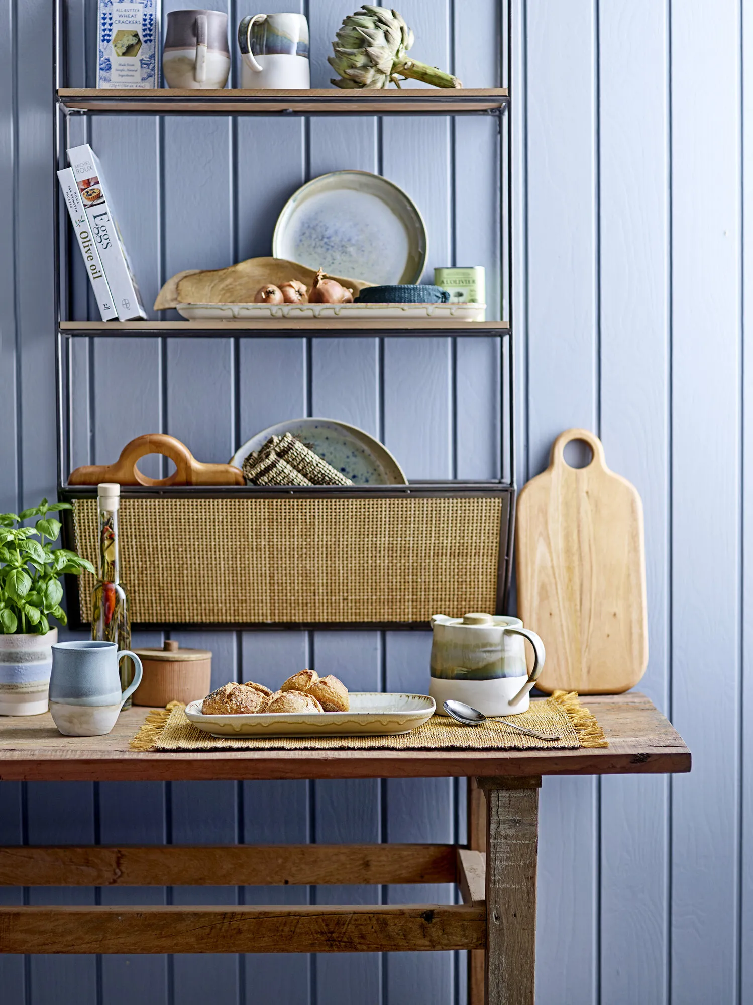 Hylde i natur rattan, produktbillede 3 af 3, Hylder hos HomeNordic