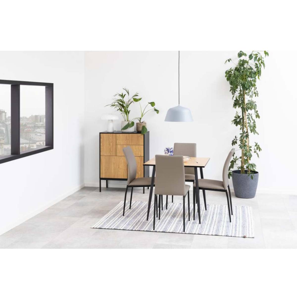 ACT NORDIC Wilma spisebord, kvadratisk, produktbillede 8 af 8, Spiseborde hos HomeNordic