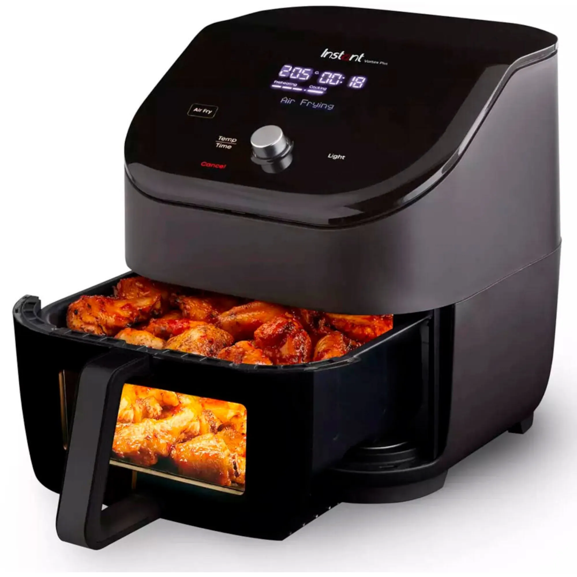 Vortex Plus ClearCook airfryer 5,7 liter, sort, produktbillede 2 af 3, Airfryers hos HomeNordic