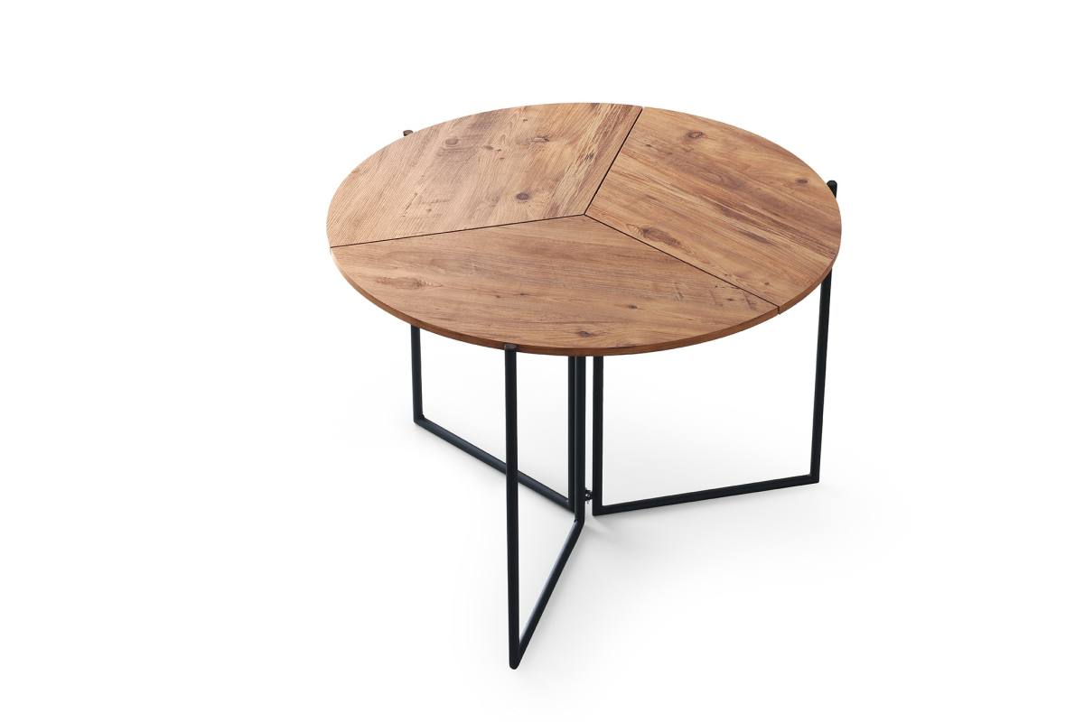 NORDVÄRK Yaprak spisebord, rund, foldbar, Spiseborde hos HomeNordic