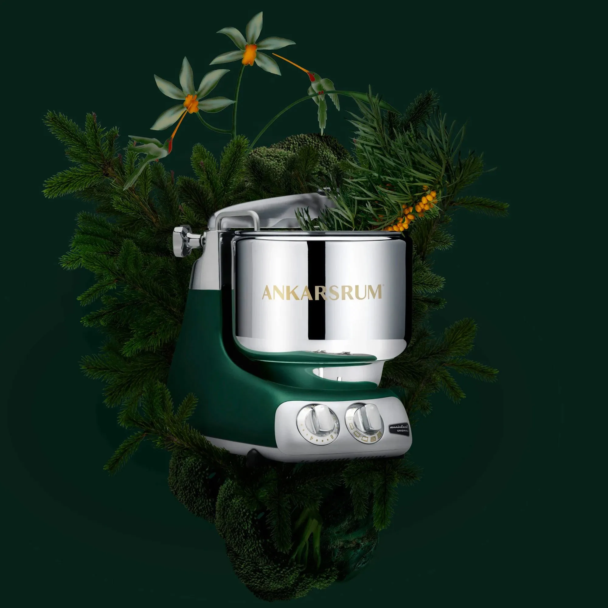 AKM 6230 Go Green røremaskine, forest green, produktbillede 4 af 10, Røremaskiner hos HomeNordic