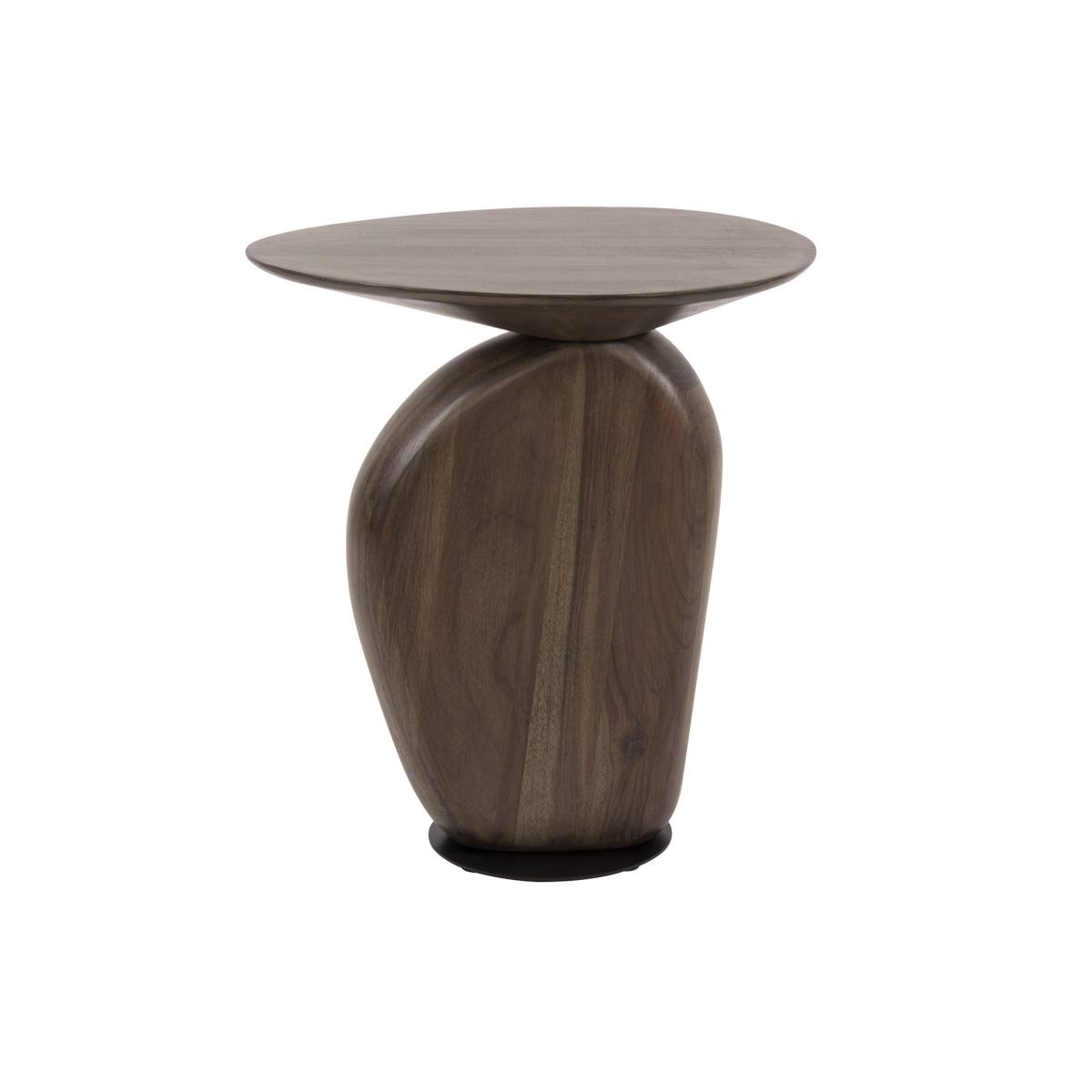 Girona - Sofabord i massiv mørkebrun akacietræ, højde 50 cm., produktbillede 2 af 7, Moderne designs hos HomeNordic