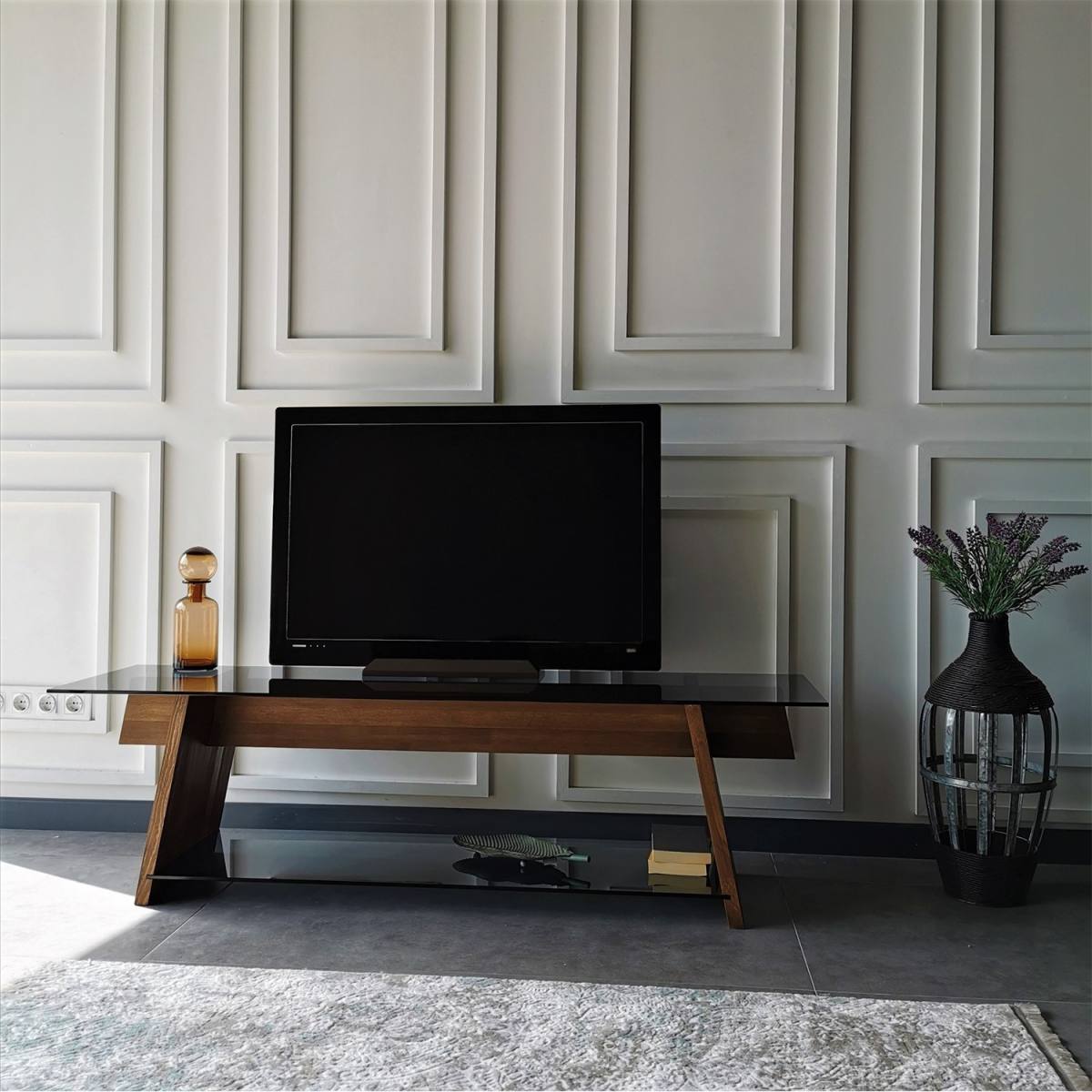 NORDVÄRK TV201 TV-bord, m. 1 hylde, produktbillede 5 af 10, TV-borde hos HomeNordic