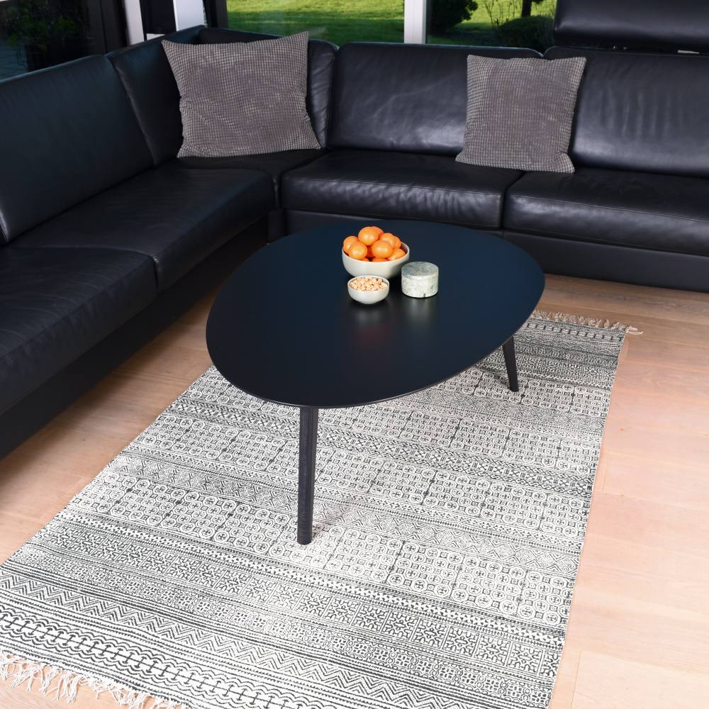 Specialmodel: Sofabord, Grenoble, Smokey blue linoleum 120x88, Sofaborde hos HomeNordic
