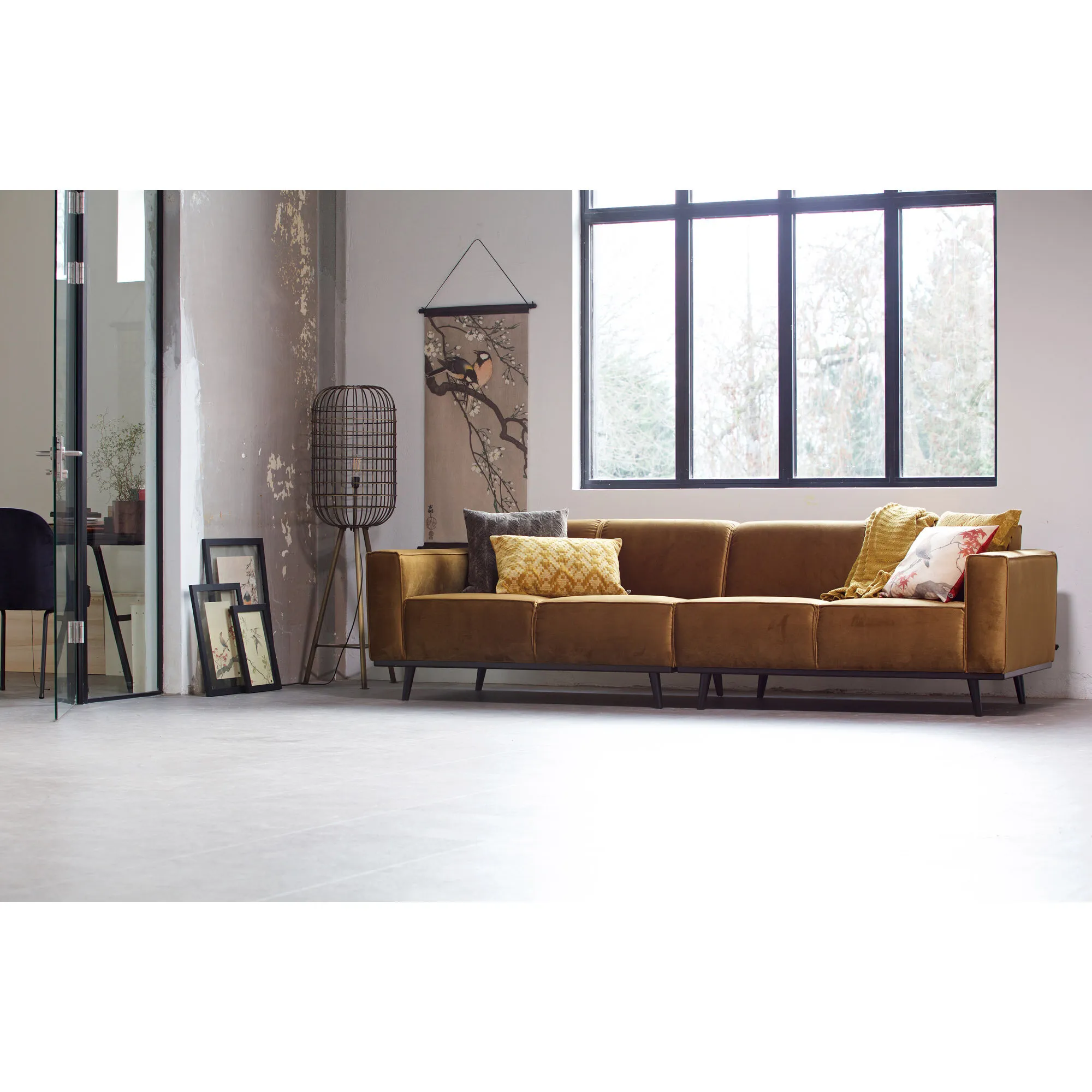 Statement 4-pers Sofa 280 cm Velour, produktbillede 6 af 7, Sofaer hos HomeNordic