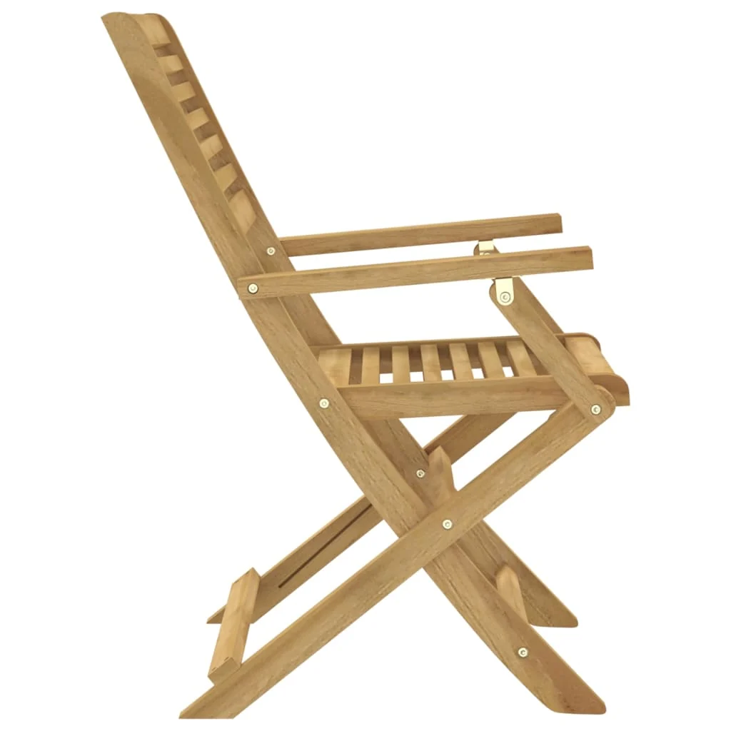 Foldbare Havestole 54,5x61,5x86,5 Cm Massivt Akacietræ, produktbillede 6 af 17, Havestole i akacietræ hos HomeNordic