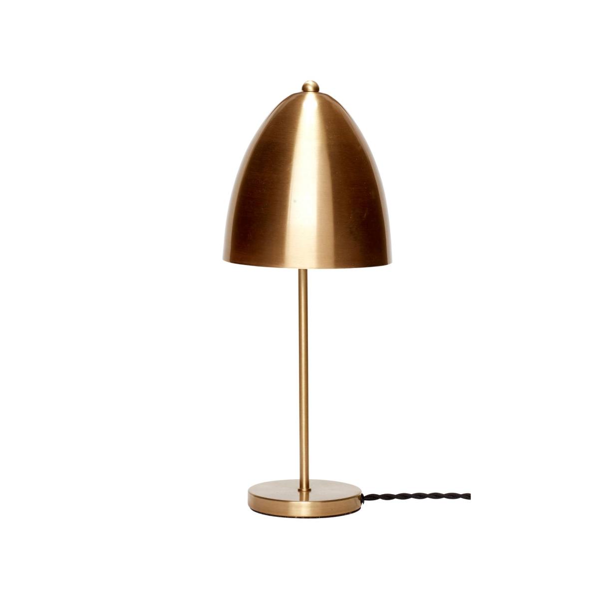 Cap - Bordlampe i messing, Bordlamper hos HomeNordic