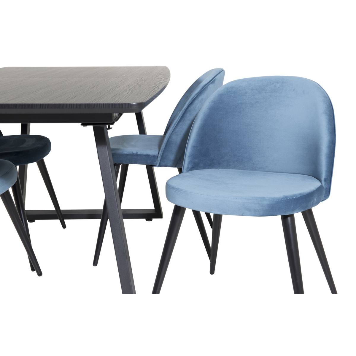 VENTURE DESIGN Inca spisebord, m. butterflybordplade, produktbillede 6 af 8, Spiseborde hos HomeNordic