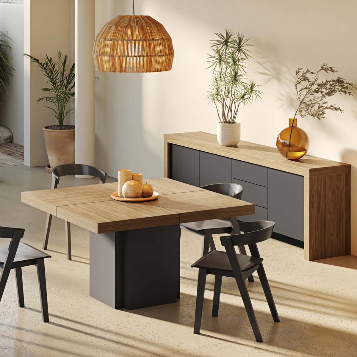 TEMAHOME Dusk Spisebord, produktbillede 2 af 4, Spiseborde hos HomeNordic
