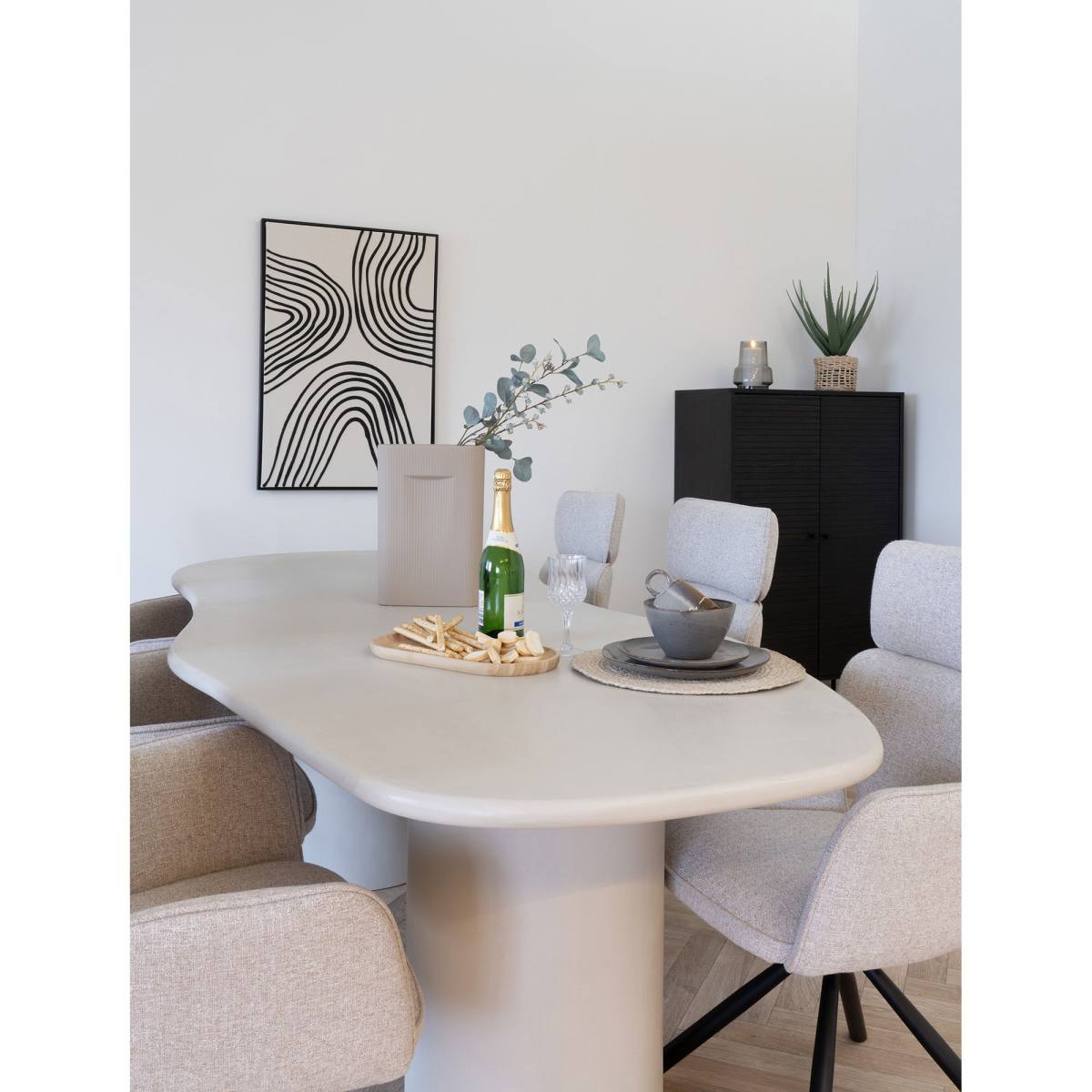 HOUSE NORDIC Maranola spisebord, organisk, produktbillede 5 af 6, Spiseborde hos HomeNordic
