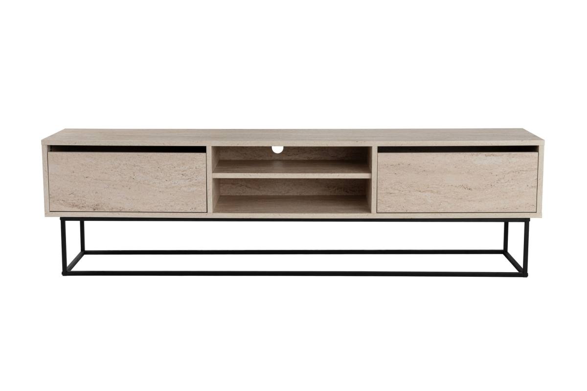 NORDVÄRK Escape 180 TV-bord, m. 1 hylde og 2 skuffer, produktbillede 3 af 12, TV-borde hos HomeNordic