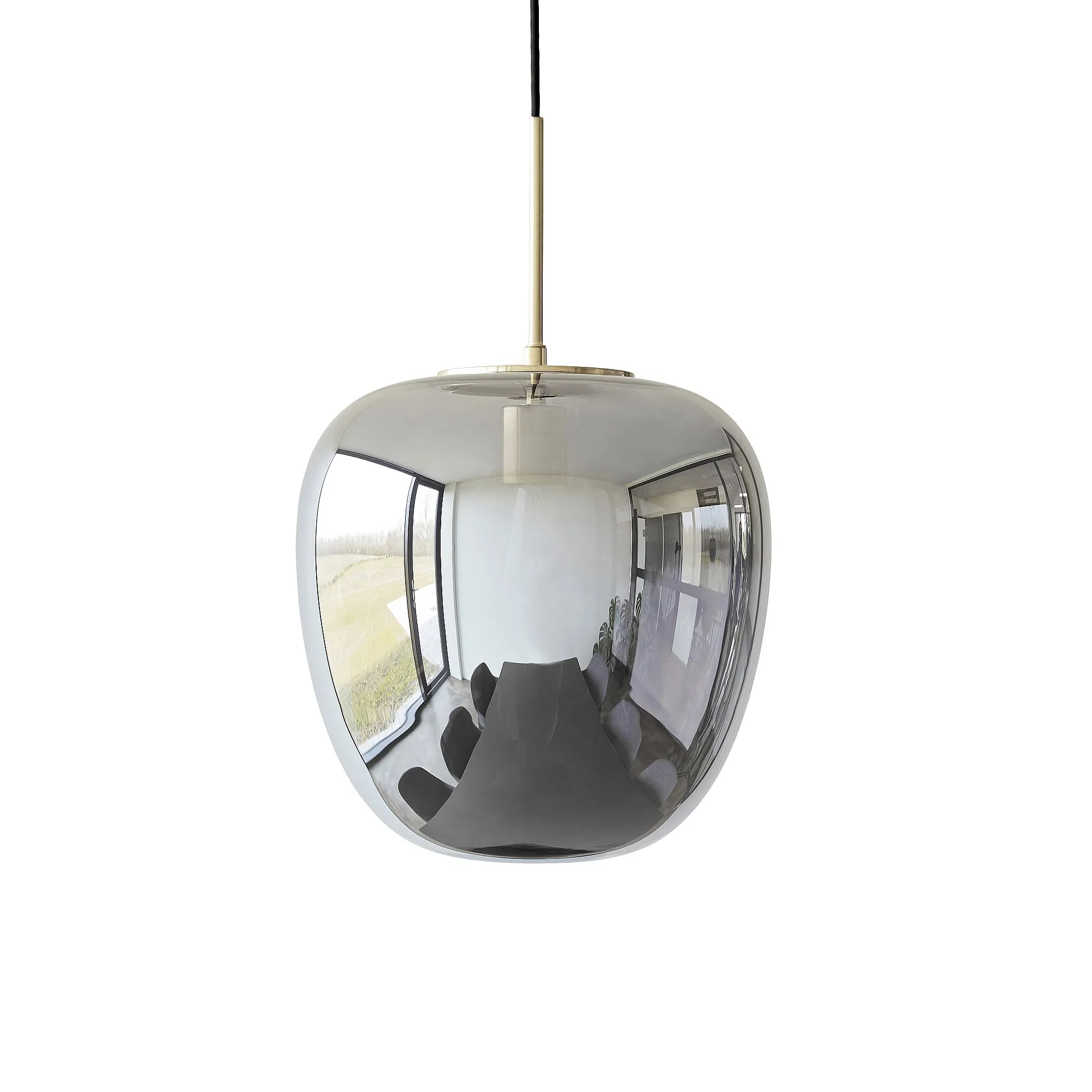 Reflect - Røget Glas Loftlampe, Loftlamper hos HomeNordic