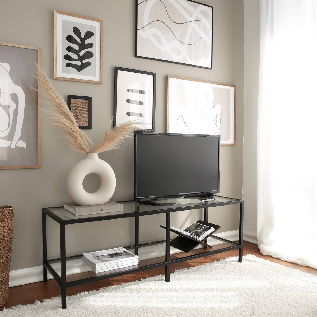 NORDVÄRK Basic TV-bord, m. 1 hylde, produktbillede 7 af 8, TV-borde hos HomeNordic