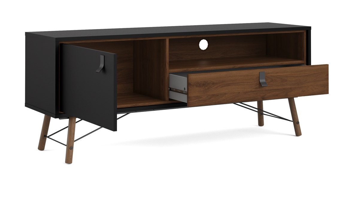 Sorø 150 cm TV bord med skab og skuffe, TV-borde hos HomeNordic
