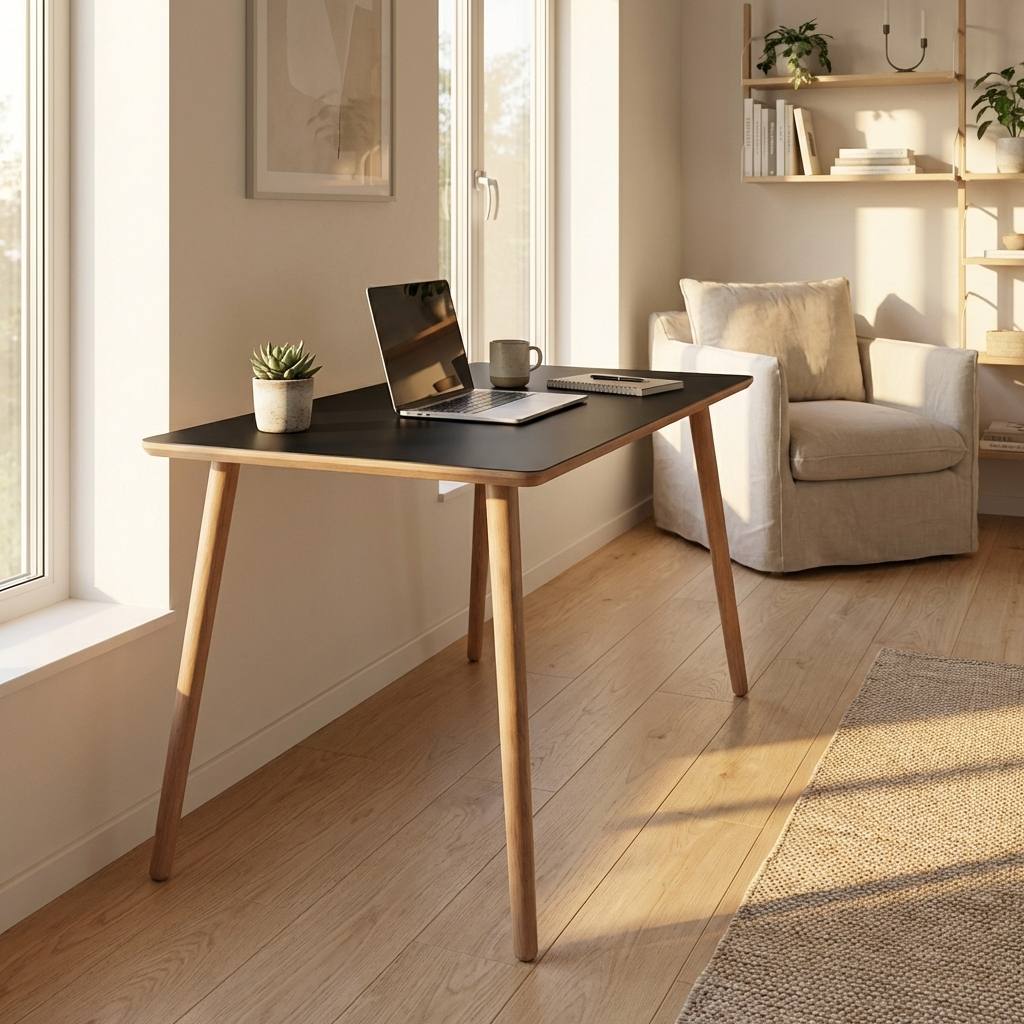 Swish, Rundt hjørnebord i massiv eg og fem forskellige finish. Ø 51 x, produktbillede 23 af 24, Nordisk design hos HomeNordic