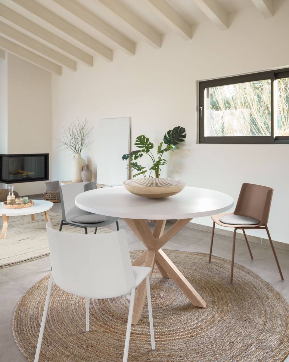 KAVE HOME Fuld Argo spisebord, rund, produktbillede 5 af 6, Spiseborde hos HomeNordic