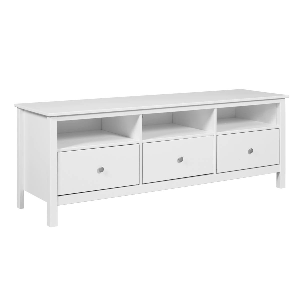 NORDIC LIVING COLLECTION Chilly Home TV-bord, m. 3 åbne rum og 3 skuffer, TV-borde hos HomeNordic