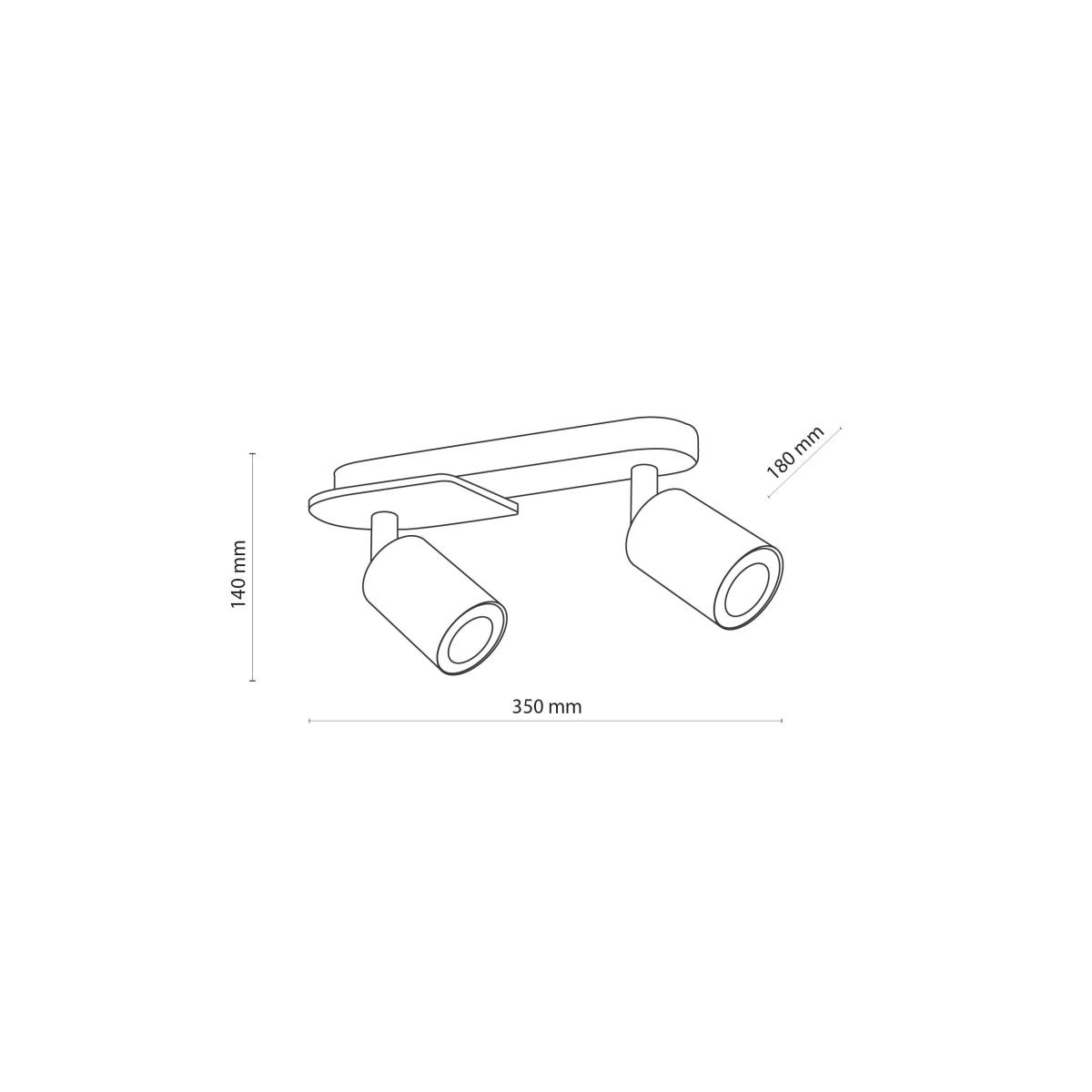 TK Cover loftlampe, m. 2 skærme, produktbillede 2 af 8, Loftlamper hos HomeNordic