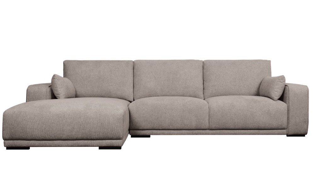 Santa Monica sofa med chaiselong til venstre i sandfarvet møbelstof, produktbillede 2 af 13, Sofaer hos HomeNordic
