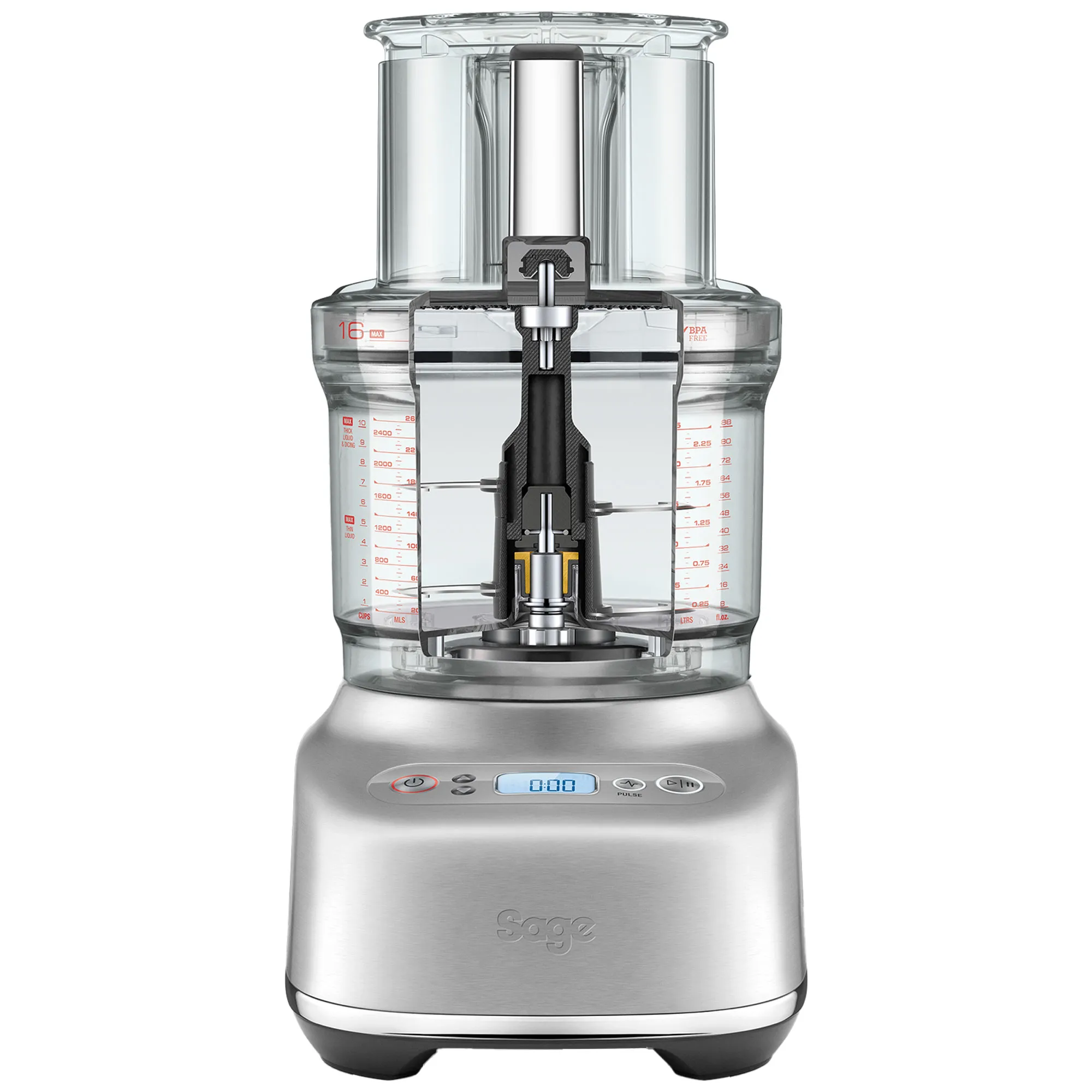 SFP838BSS Paradice 16 Foodprocessor, rustfrit stål, Foodprocessorer hos HomeNordic