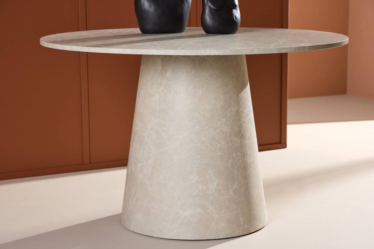VENTURE DESIGN Lanzo spisebord, rund, produktbillede 15 af 16, Spiseborde hos HomeNordic