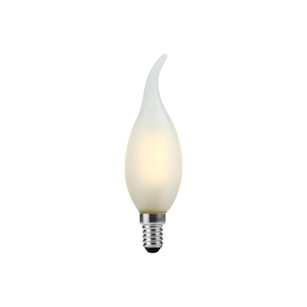 E14 2W dæmpbar LED kertepære med tip, Pærer hos HomeNordic