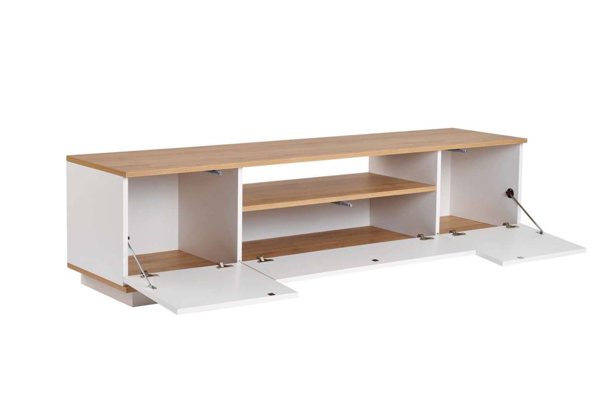 NORDVÄRK Veramont TV-bord, m. 3 låger, 1 hylde, produktbillede 3 af 7, TV-borde hos HomeNordic