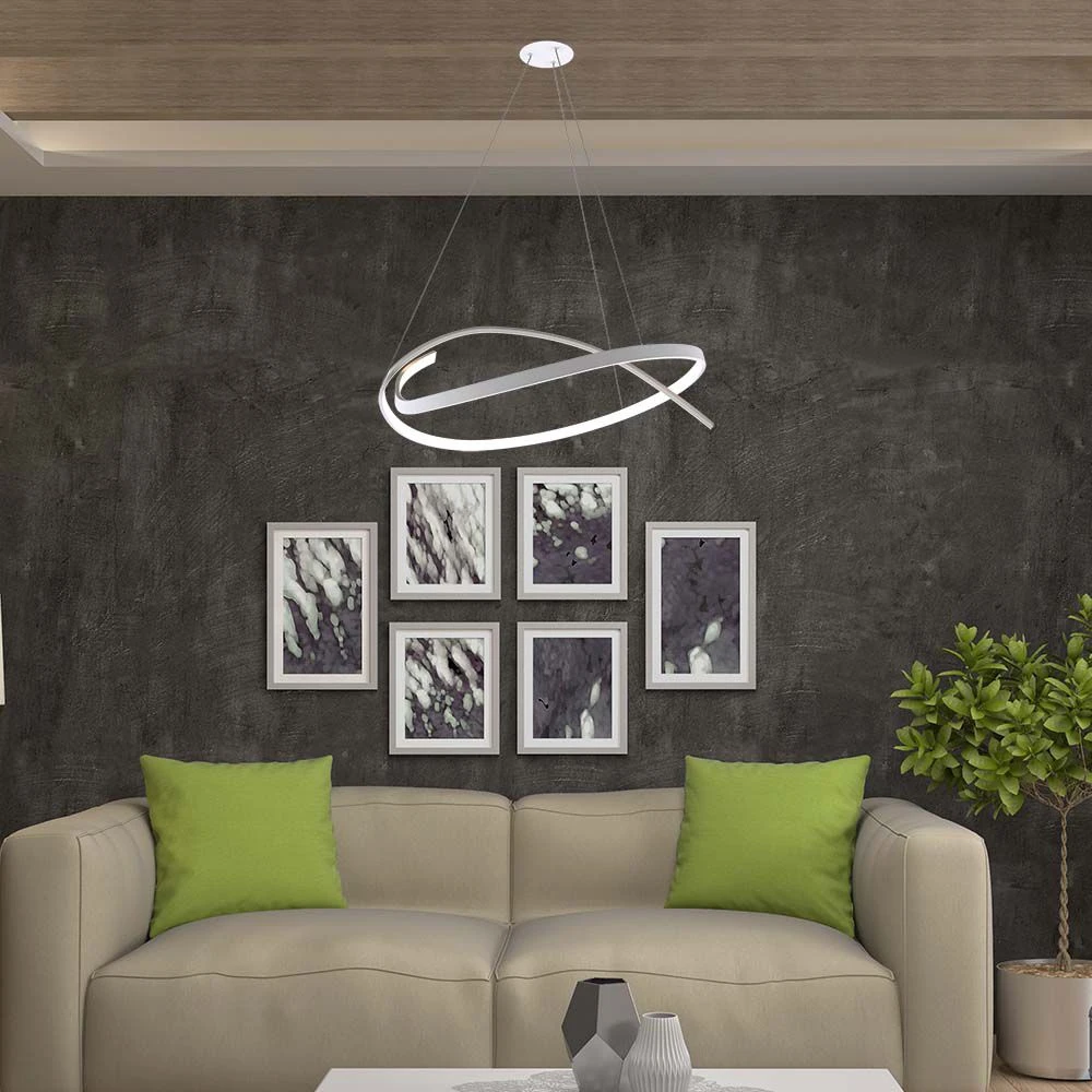48W LED metalloftlampe, Loftlamper hos HomeNordic