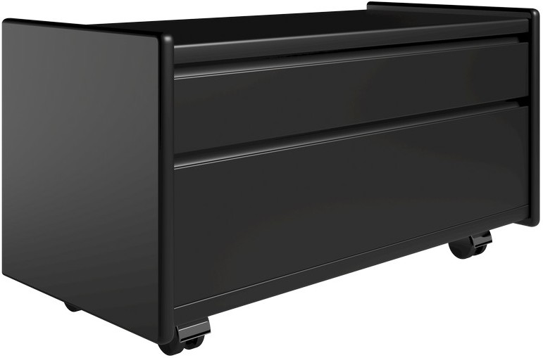 Krone sengebord lakeret 80 cm bred med 2 skuffer, Sengeborde hos HomeNordic