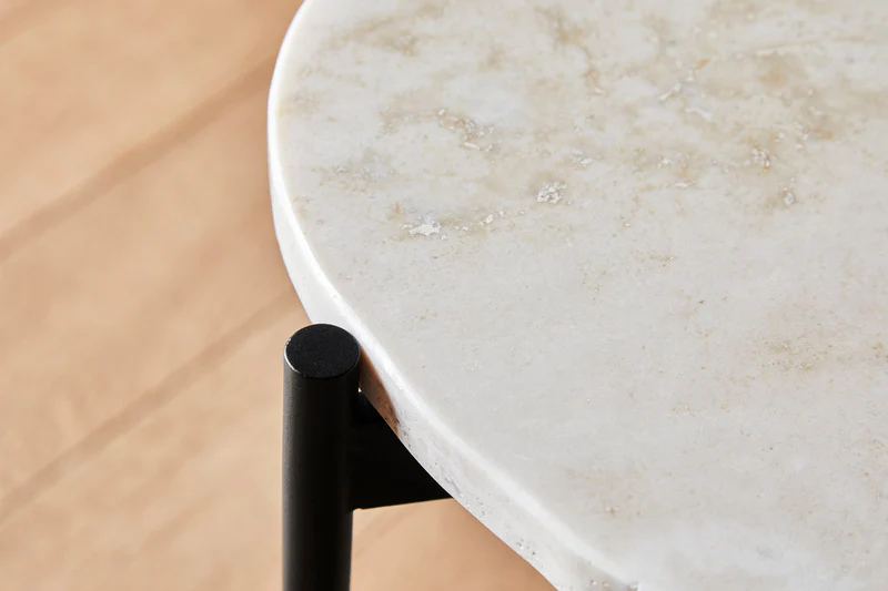 WOUD LA TERRA SIDEBORD MEDIUM IVORY, produktbillede 2 af 2, Spiseborde hos HomeNordic