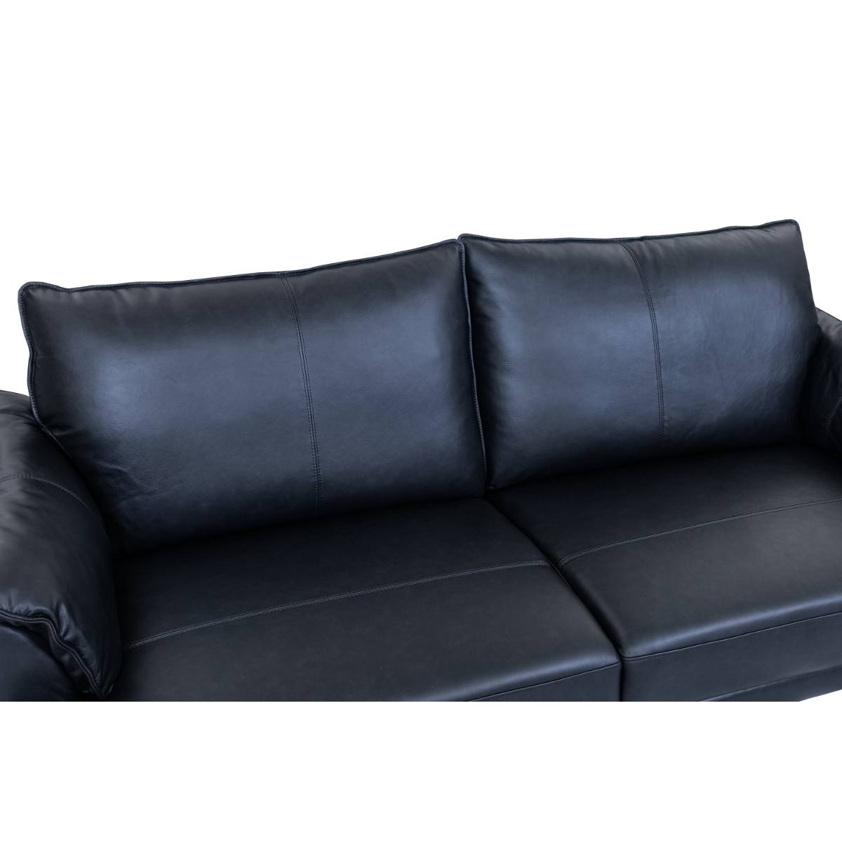 Jazz sofa i sort okselæder, produktbillede 8 af 8, Sofaer hos HomeNordic