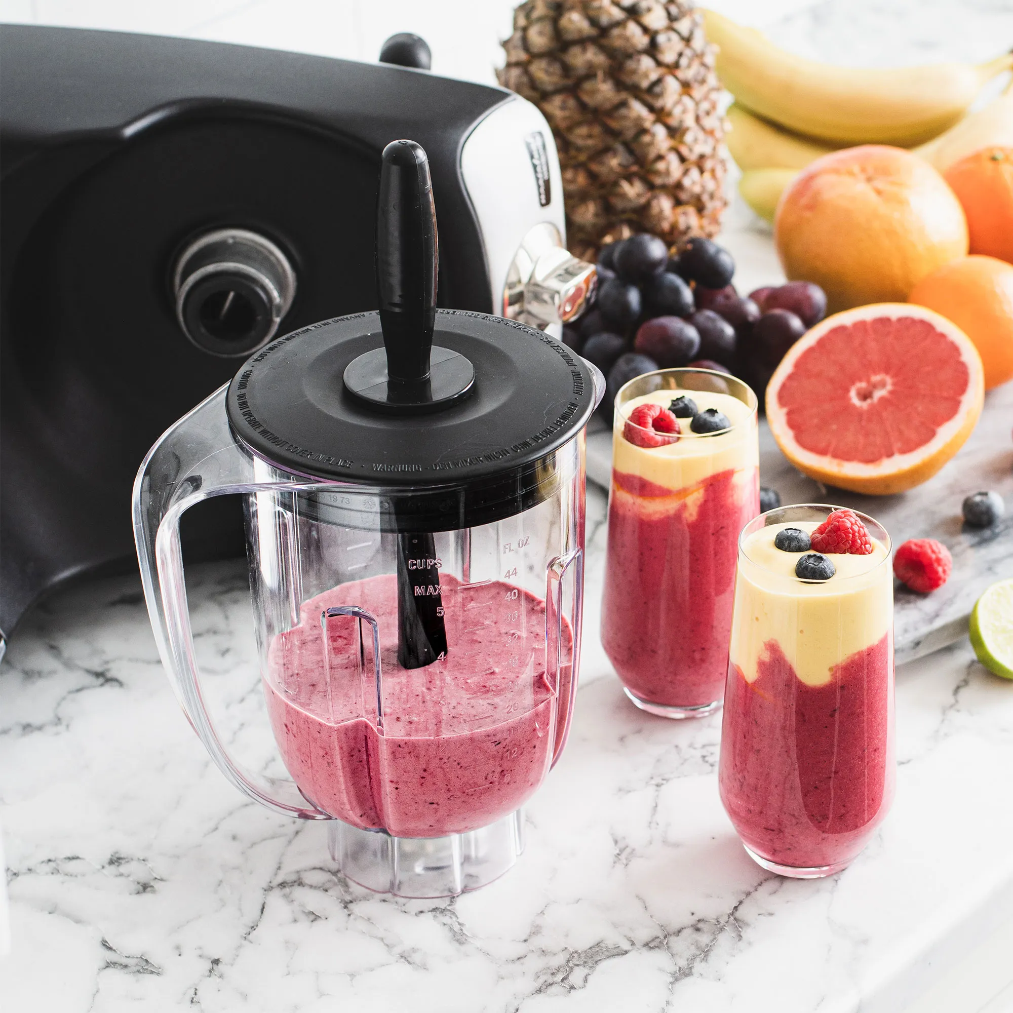 Assistent AKM6230 + mixerkande & citruspresser, sort, produktbillede 4 af 8, Røremaskiner hos HomeNordic