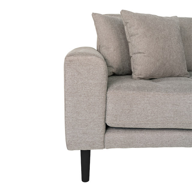 Riviera lounge sofa stengrå, højrevendt Længde på 290 cm, produktbillede 3 af 5, Sofaer hos HomeNordic