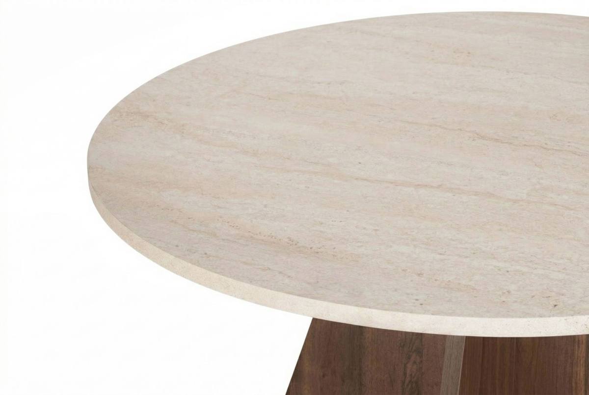 NORDVÄRK Virella spisebord, rund, produktbillede 3 af 8, Spiseborde hos HomeNordic