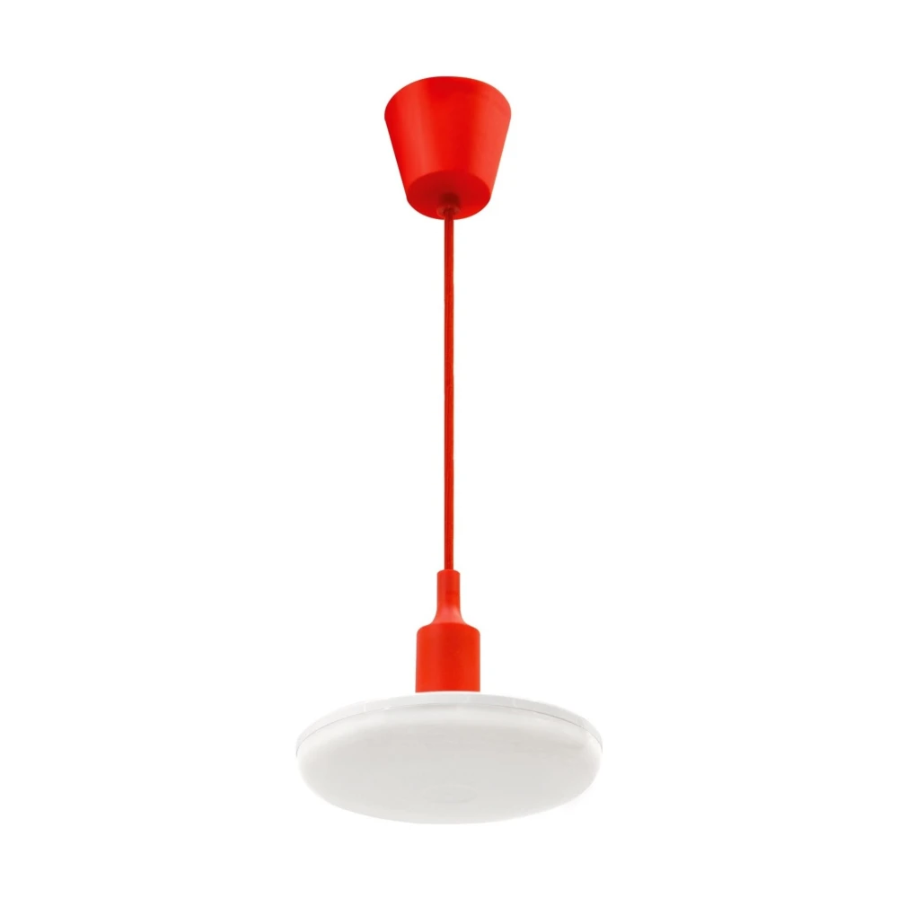 24W LED loftlampe med rød ledning, Loftlamper hos HomeNordic