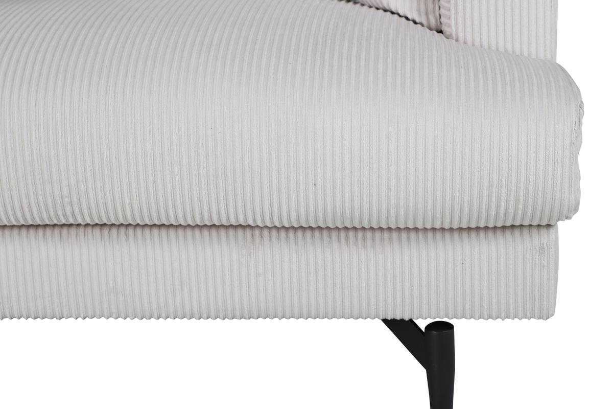 Warden - Lænestol i beige polyester fløjl, produktbillede 14 af 15, Lænestole hos HomeNordic