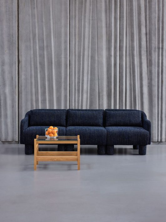 HÜBSCH ELEGANCE SOFA MØRKEBLÅ, Sofaer hos HomeNordic