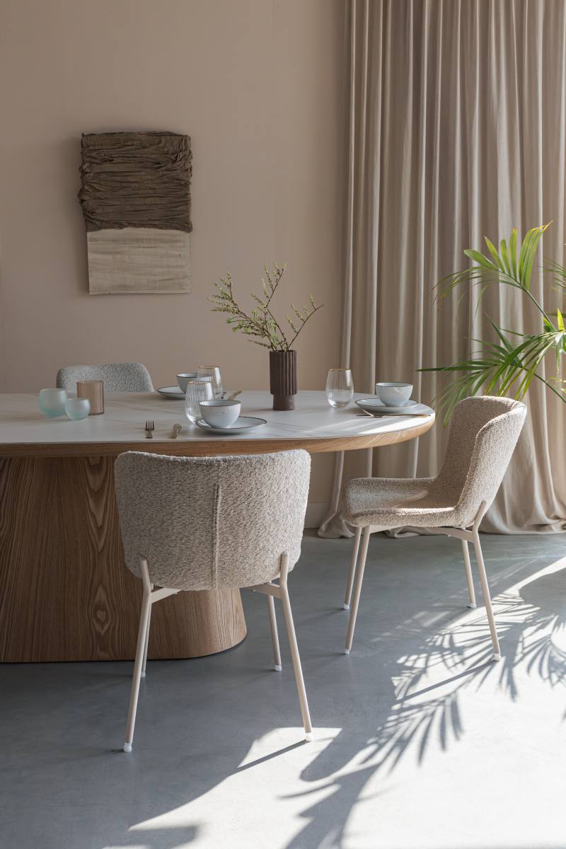 WHITE LABEL LIVING Almira spisebord, oval, produktbillede 8 af 8, Spiseborde hos HomeNordic