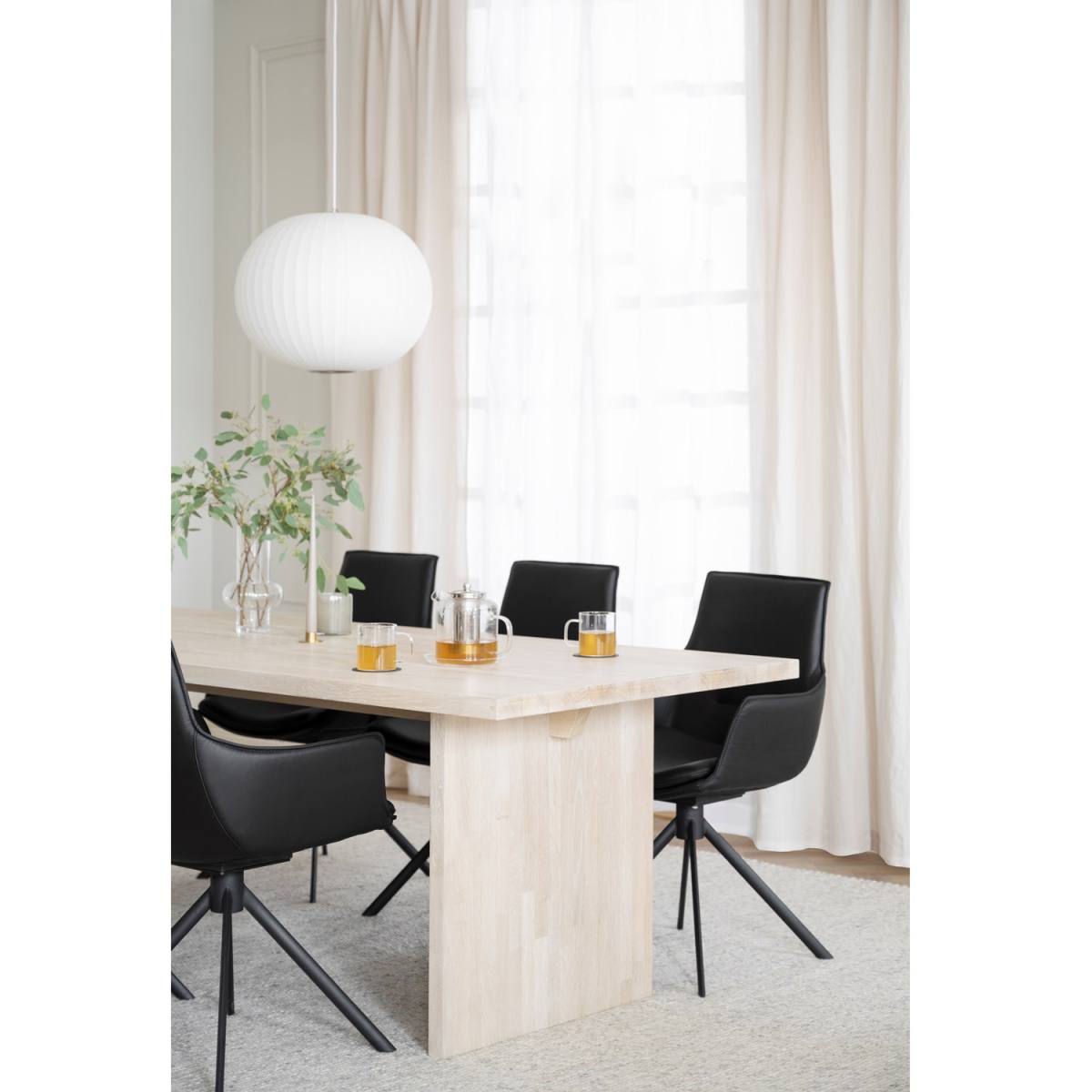 ROWICO Emmett spisebord, rektangulær, produktbillede 6 af 8, Spiseborde hos HomeNordic