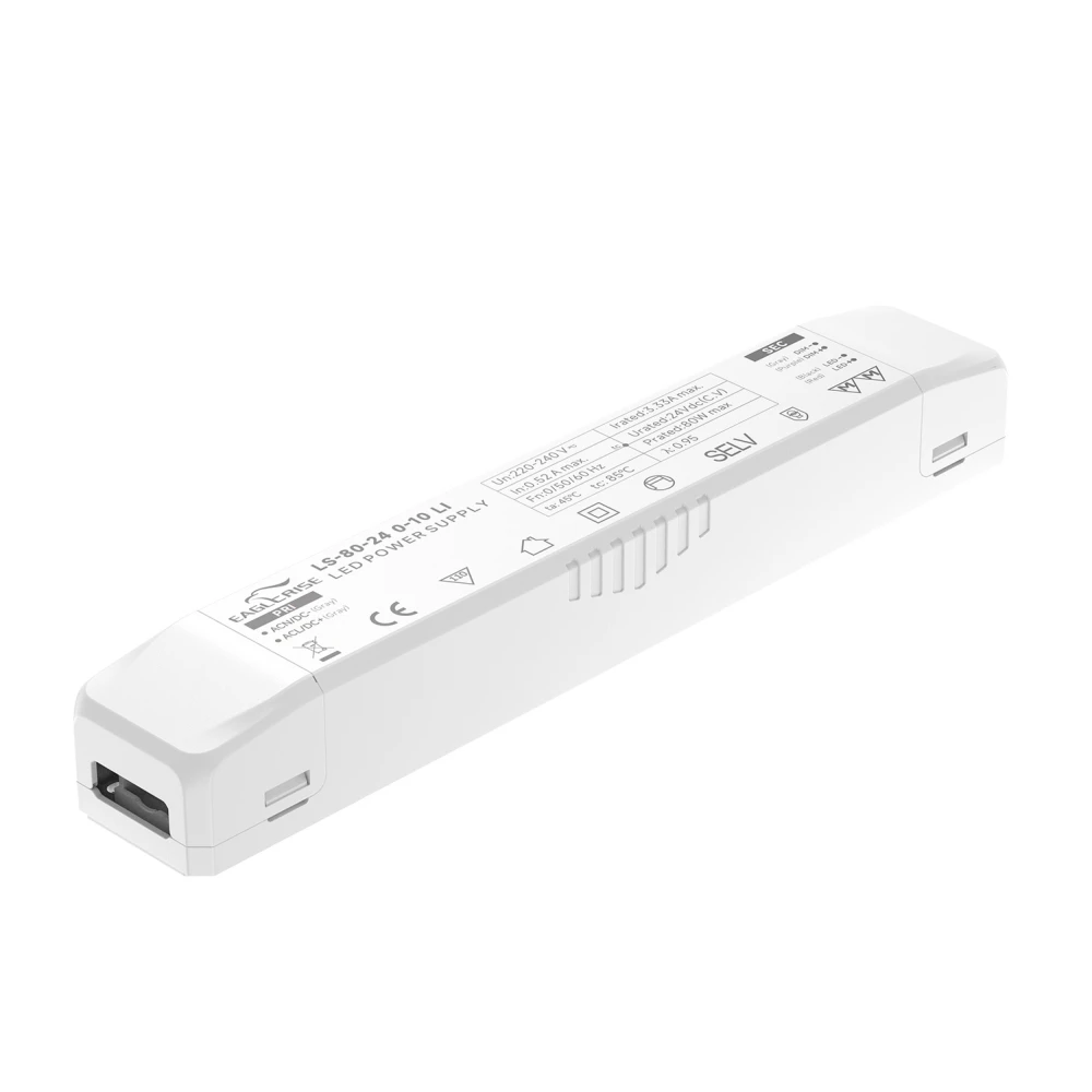 Eaglerise 80W / 24V DC dæmpbar strømforsyning, Strømforsyninger hos HomeNordic