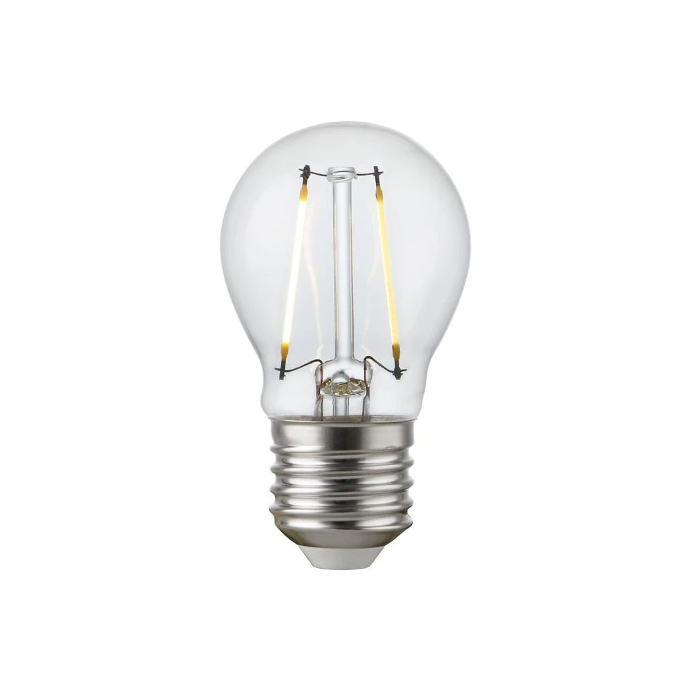 E27 2,5W dæmpbar LED kronepære, Glas hos HomeNordic