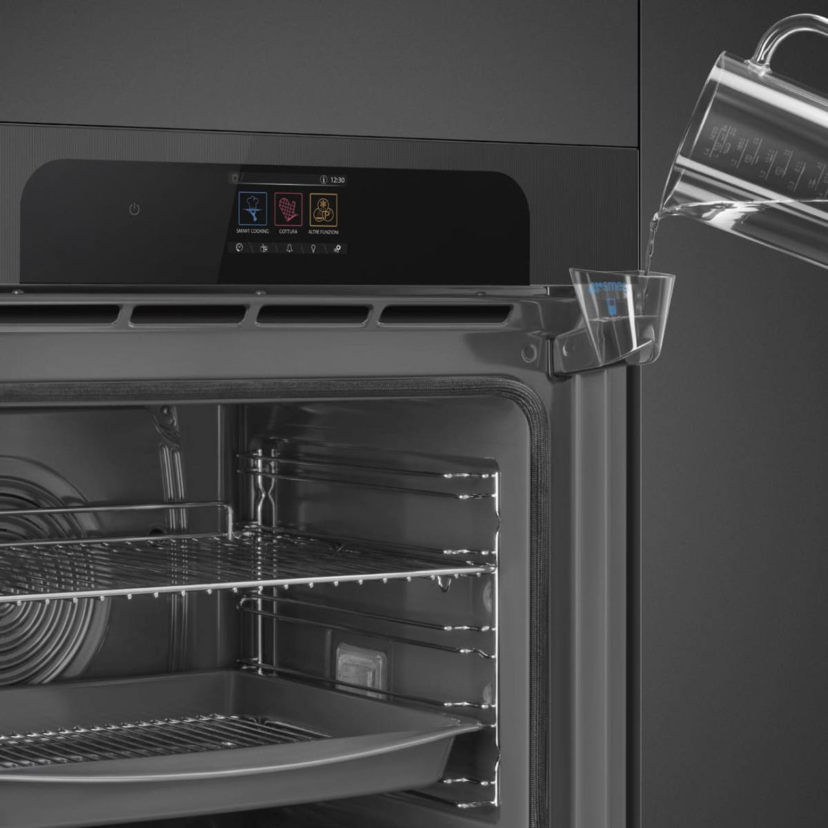 SMEG Kombiovn SOP6204S2PB, produktbillede 3 af 14, Ovne hos HomeNordic