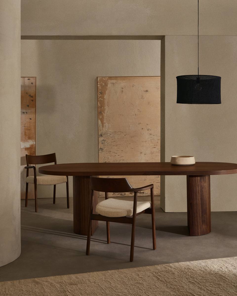 KAVE HOME Nealy spisebord, oval, produktbillede 7 af 7, Spiseborde hos HomeNordic