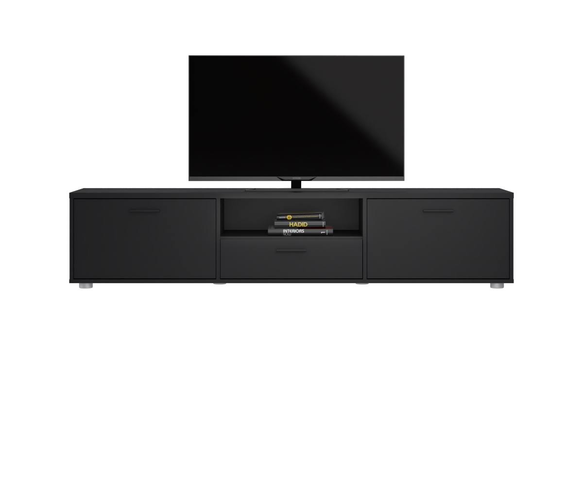 TVILUM Media TV-bord, m. 2 låger og 1 skuffe, produktbillede 11 af 13, TV-borde hos HomeNordic