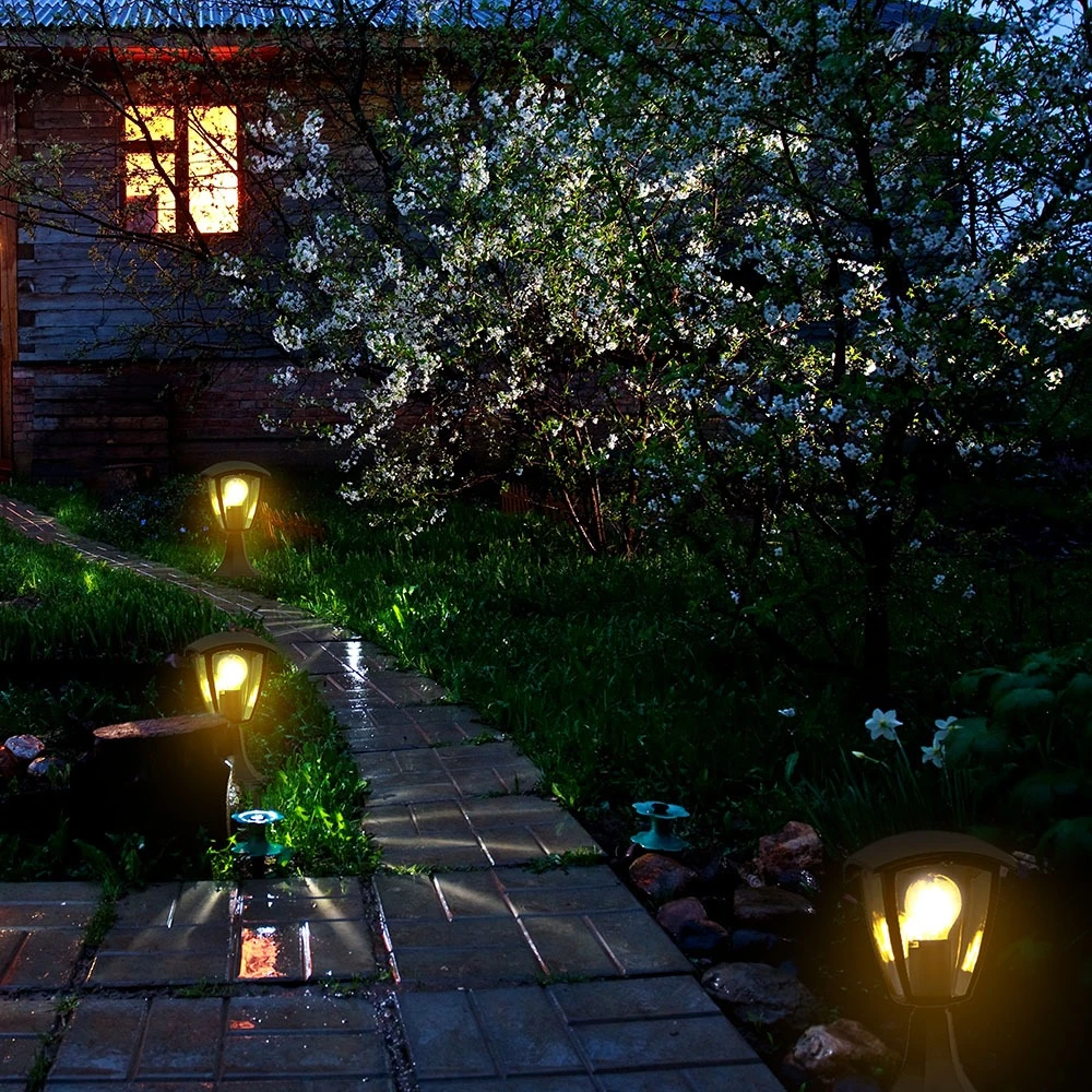 Sort havelampe / bedlampe, Udendørslamper hos HomeNordic
