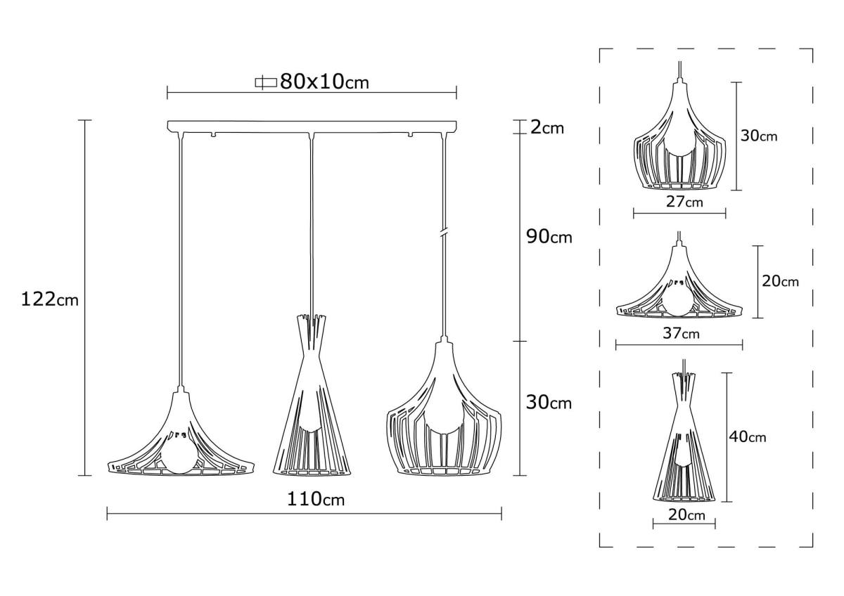 LUMI ForlÃ¬ loftlampe, produktbillede 2 af 7, Loftlamper hos HomeNordic
