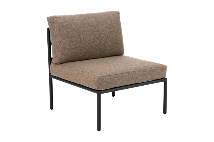 Reno Centermodul Sort / Raw Peanut, Havemøbler hos HomeNordic